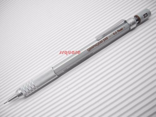 1 x Pentel PG513 Graphgear 500 0.3mm Mechanical Pencil for Arts
