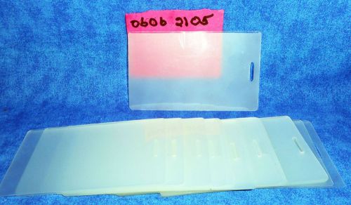 22 Kleer-Lam Luggage Tag Size Laminates Clear 2 Part with Slot  #0606-2105 TA7-6