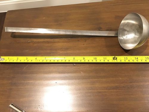 Vollrath 46906 s/s soup spoon bean spoon 6 oz. ladle used made in japan for sale
