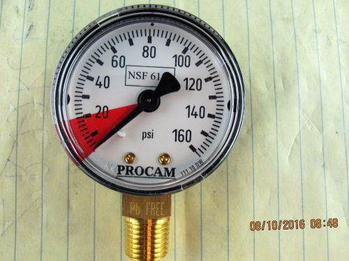 Alto shaam water filter system pressure gauge fi-26384 160 psi [a5s2] for sale