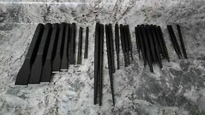 Proto J46S2 26 Pc 4-7/8 to 10 In L Black Oxide Finish Punch and Chisel Set