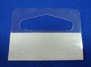200 Slotted Hang Tab with Adhesive Slot Style (1-3/16&#034;) Merchandise Price Tags *