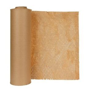 Recycled Packing Wrap 12X130 Inch Eco Honeycomb Wrapping Paper for Kraft Gift &amp;