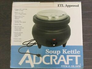 Adcraft SK-500W Premium 11.4 Quart Countertop Soup Kettle Warmer
