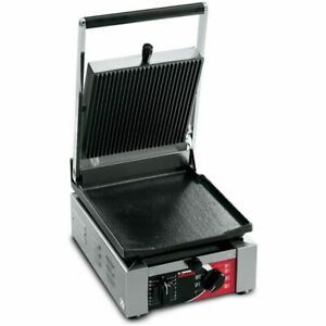 Sirman ELIO L Single Panini Grill With Groove Top and Flat Bottom Catering Press