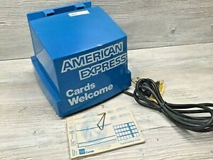 Vintage American Express Credit Card Imprint Machine DataCard Addressograph 840