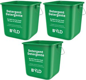 BYLD - Green Detergent Bucket - 3 Quart Cleaning Pail (3)