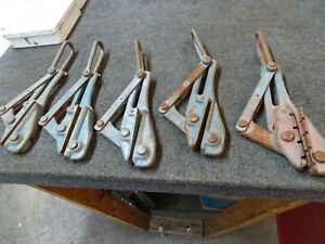 Lot of 5 M. Klein &amp; Sons Chicago Grip with Latch