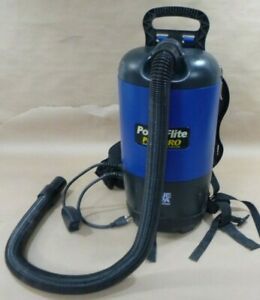 Powr-Flite PF600BP Powr-Pro Backpack Vacuum Cleaner w/ Hose 120V 11.5A 60HZ