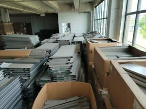 774 Piece Haworth Modular Office Cubicle Wall Partition Lot 2232.5 Feet