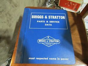 HUGE OEM Briggs &amp; Stratton Parts List &amp; Service Data 4 Cycle Engines Manual