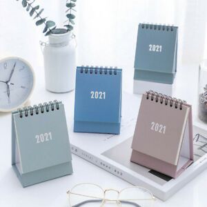 Simple Agenda Table Planner Yearly Scheduler Calendar dual Daily Desktop Paper