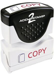 Copy Stamping Premium 2 Color Shutter COPY Stamp Office Easy Stamper