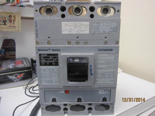 Siemens sentron series hld63f600 with 400 amp trip(jd63t400) for sale