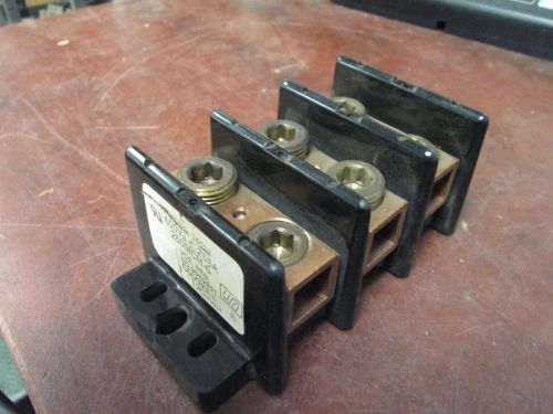 USD Power Distribution Block Line 350MCM Load 350MCM 3P Used - Chipped