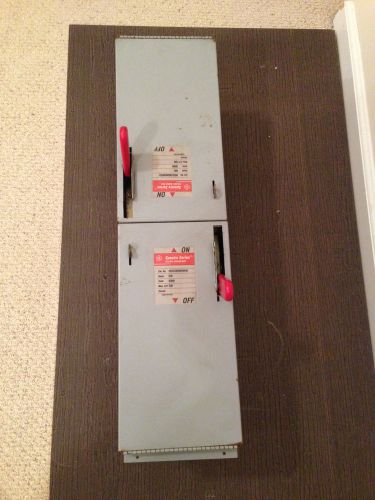 General electric ge, ads36060hd, spectra series, 60 amp, 600 volt. twin panel for sale