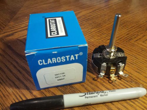 Clarostat Potentiometer, model  58C1-5K,  New