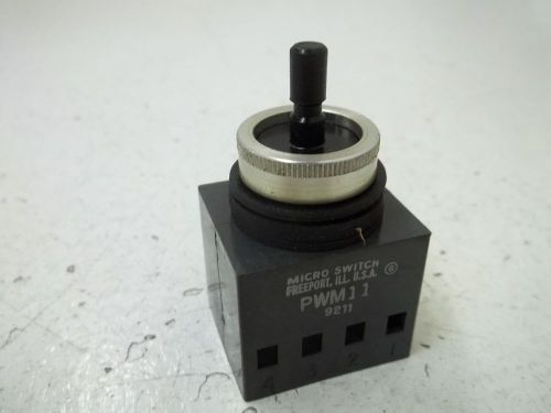 MICRO SWITCH PWM11 PUSHBUTTON *NEW OUT OF A BOX*