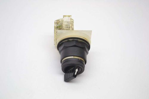 SQUARE D 9001 KA1 CONTACT BLOCK 2 POSITION BLACK SELECTOR SWITCH B450638