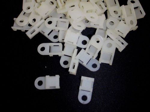 100 pc zip tie strap  2 way saddle mounting base offset small stm-0 for sale