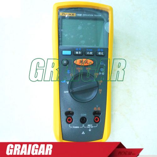 New Geniune Fluke 1508 F1508 Digital Megger Insulation Resistance Tester Meter