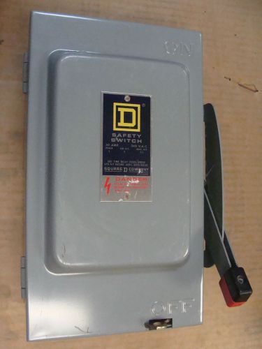 New factory overstock square d h-321 30 amp 240 volt indoor nema 1 safety switch for sale