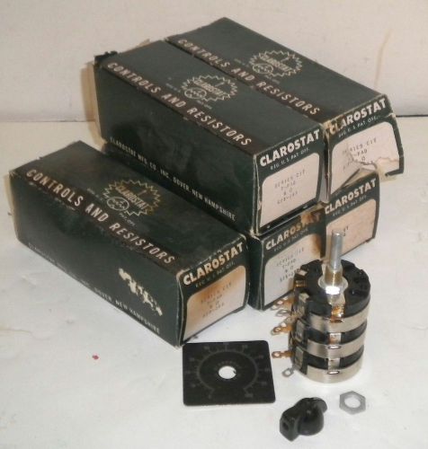 5- Vintage Clarostat Series CIT T-Pad Attenuators Potentiometers ~ # 525-315 NIB