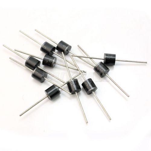 Hot New 10pcs 1000V 10A Black Business Industrial Test Axial Rectifier Diodes