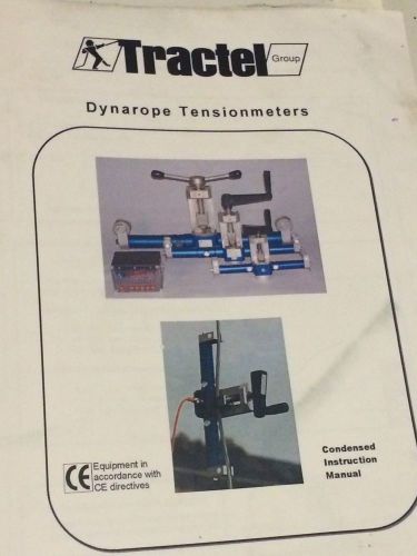 Tractel dynarope tensionmeter  hf36/2 for sale
