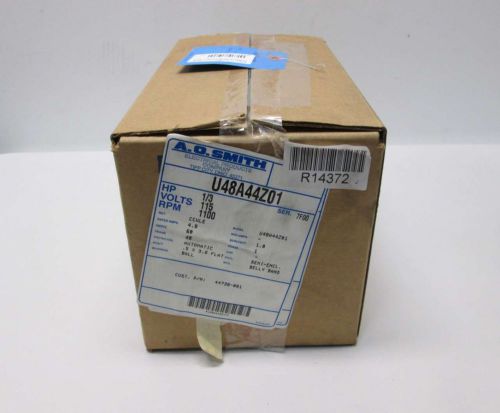 New ao smith u48a44z01 1/3hp 115v-ac 1100rpm 48 1ph ac electric motor d392204 for sale