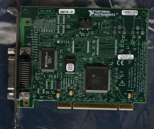 National instruments pci-gpib ieee 488.2 card 183617k-01 for sale