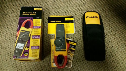 Fluke 373 true rms ac clamp meter 600 a for sale