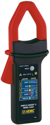 AEMC CL601 Simple Logger II (Clamp-on, RMS Current, 0 to 600Arms Input)