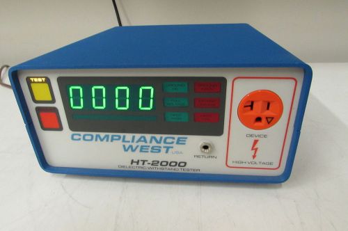 Compliance West HT-2000 AC Hipot/Ground Continuity Tester