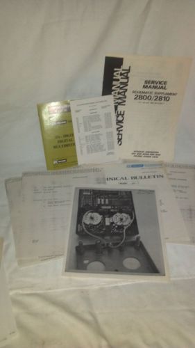 Genuine bk precision 2810 dmm service manual  schematics &amp; lots of extras nice for sale