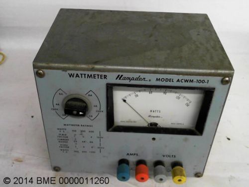 HAMPDEN  ACWM-100-1 WATTMETER