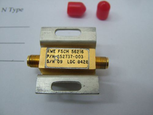 BANDPASS MICROWAVE RF FILTER CF 3.5GHz   BW 600MHz  652737-003  SMA