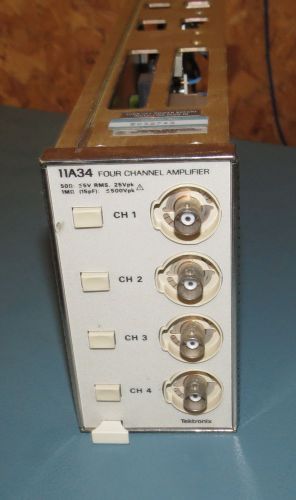 Tektronix 11a34 four channel amplifier  plug in for sale