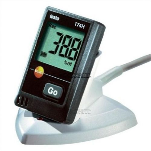 Testo 174h data logger temperature humidity meter tester w/ base&amp;usb cable new for sale