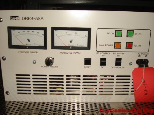Daihen OTC DRFS-5SA - 200VAC RF Power Generator Supply - Used Tested Working