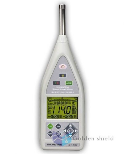TENMARS ST-107 Integrating Sound Level Meter Frequency range: 31.5Hz ~8KHz