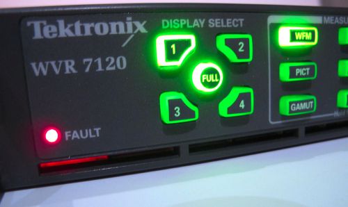 Tektronix WVR7120 Multi-Standard Multiformat Waveform Rasterizer with HD and AES