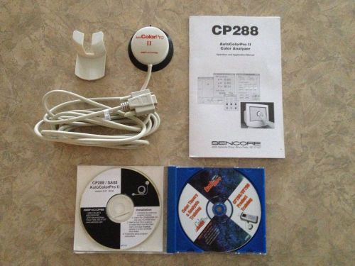 Sencore CP288 Auto Color Pro II Color Analyzer w/ Software, Manual &amp; Training CD