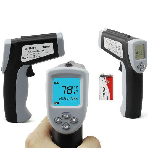 Dual Laser Instant-read IR Infrared Thermometer Non-contact Temperature Gun LCD