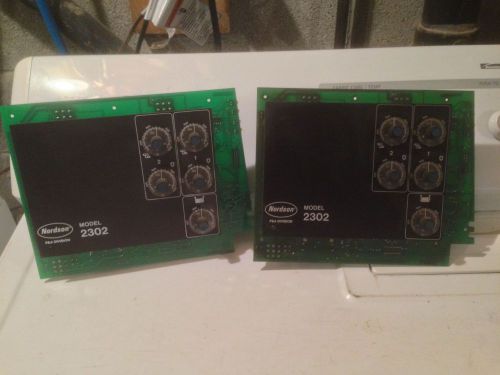 Nordson Model 2302 control boards (lot of 2)