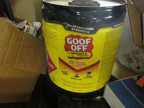 Goof off professional cleaner  5 gallon container for sale