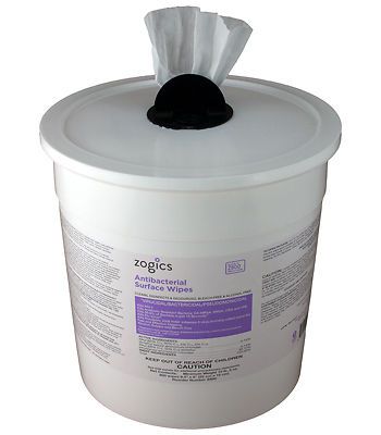 Antibacterial wipes in bucket dispenser for sale