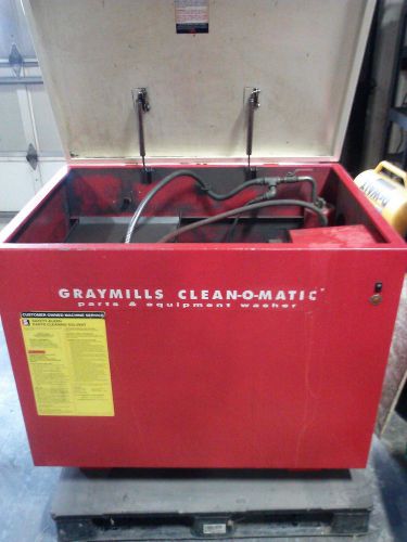 Graymills parts washer for sale