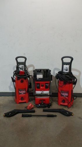 Clean force cf1400 cf1800hd 1.5 gpm 1400-1800 psi pressure washer bundle for sale