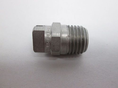4 pack of new stainless steel spraying system nozzles screw style 1/4&#034; meg for sale
